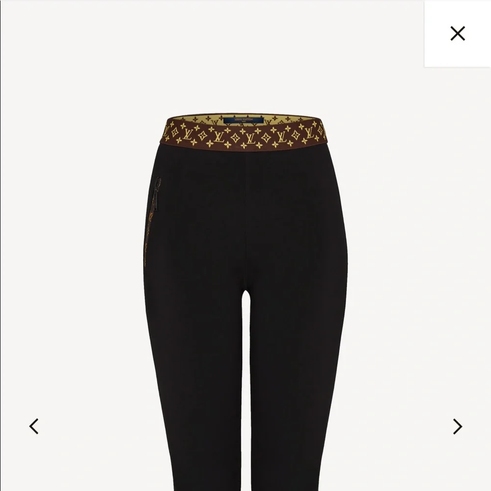 LOUIS VUITTON RED LEGGINGS SIZE 36 - Picture 12 of 12